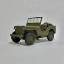 Carrinho Miniatura Antigo Clássico Nacional Exército Brasileiro Jeep 1941 Wilys Verde Militar