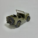 Carrinho Miniatura Antigo Clássico Nacional Exército Brasileiro Jeep 1941 Wilys Verde Militar