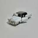 Miniatura Carro Antigo Clássico 1953 Cadillac Eldorado Branco Escala 1/36