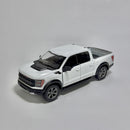 Miniatura Carro PickUp Nacional 2022 Ford F-150 Raptor Branco Escala 1/36