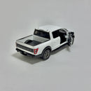 Miniatura Carro PickUp Nacional 2022 Ford F-150 Raptor Branco Escala 1/36