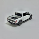 Miniatura Carro PickUp Nacional 2022 Ford F-150 Raptor Branco Escala 1/36