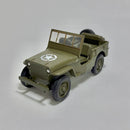 Carrinho Miniatura Antigo Clássico Nacional Exército Brasileiro Jeep 1941 Wilys Verde Militar