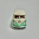 Miniatura Carrinho Antigo Clássico Nacional Brasileiro PickUp 1963 Volkswagen Kombi Verde Claro Escala 1/36