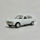 Miniatura Carro Antigo Clássico 1975 Peugeot 504 Branco Escala 1/36