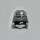 Miniatura Carrinho Antigo Clássico Nacional 1957 Chevrolet Corvette Preto Escala 1/36