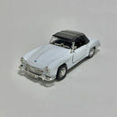 Miniatura Carrinho Antigo Clássico Mercedes Benz 190 SL 1955 Branco Escala 1/36