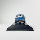 Miniatura Carros Clássicos do Brasil Nacional Volkswagen Brasília 1975 Azul Escala 1:43