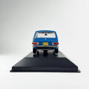Miniatura Carros Clássicos do Brasil Nacional Volkswagen Brasília 1975 Azul Escala 1:43
