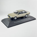 Miniatura Carros Clássicos do Brasil Nacional Volkswagen Santana CD 1985 Dourado Escala 1:43