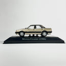 Miniatura Carros Clássicos do Brasil Nacional Monza Classic 1986 Prata Velho Escala 1:43