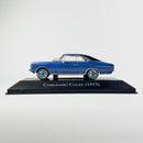 Miniatura Carros Clássicos do Brasil Nacional Comodoro Coupe 1975 Azul Escala 1:43