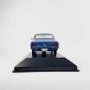 Miniatura Carros Clássicos do Brasil Nacional Comodoro Coupe 1975 Azul Escala 1:43