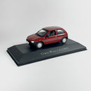 Miniatura Carros Clássicos do Brasil Nacional Corsa Wind 1.0 1997 Vinho Escala 1:43