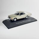 Miniatura Carros Clássicos do Brasil Nacional Comodoro 250 Coupe 1982 Dourado Escala 1:43