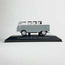Miniatura Carros Clássicos do Brasil Nacional Volkswagen Kombi 1200 1957 Cinza Escala 1:43