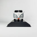 Miniatura Carros Clássicos do Brasil Nacional Volkswagen Kombi 1200 1957 Cinza Escala 1:43