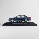 Miniatura Carros Clássicos do Brasil Nacional Omega Diamond 1994 Azul Escuro Escala 1:43