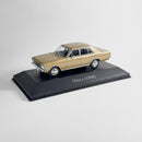 Miniatura Carros Clássicos do Brasil Nacional Opala 1968 Dourado Escala 1:43