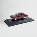 Miniatura Carros Clássicos do Brasil Nacional Chevette SL 1979 Vinho Escala 1:43