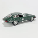 Miniatura Antiga Clássica Jaguar E-Type Verde Escala 1:24