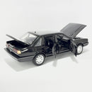Miniatura Antiga Clássica Nacional Volkswagen Santana Preto Escala 1:24