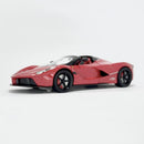 Miniatura Esportivo de Corrida Ferrari LaFerrari Aperta Vermelha Escala 1:24