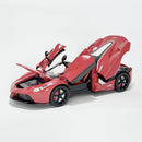 Miniatura Esportivo de Corrida Ferrari LaFerrari Aperta Vermelha Escala 1:24