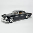 Miniatura Antigo Clássico Chrysler C300 1955 Preto Escala 1:24