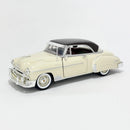 Miniatura Antiga Clássica Chevrolet Bel Air 1950 Creme Escala 1:24