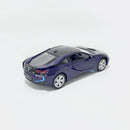 Miniatura Esportiva BMW i8 Roxa Escala 1:36