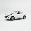 Miniatura Nacional Peugeot 207 Branco Escala 1:36