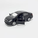 Miniatura Nacional Nissan Versa Preto Escala 1:36