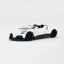Miniatura Esportivo de Corrida Bugatti Mistral Branco Escala 1:36