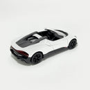 Miniatura Esportivo de Corrida Bugatti Mistral Branco Escala 1:36