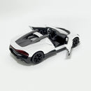 Miniatura Esportivo de Corrida Bugatti Mistral Branco Escala 1:36