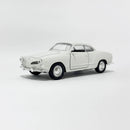 Miniatura Volkswagen Karmann Ghia Coupe Branco Escala 1:36