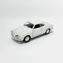 Miniatura Volkswagen Karmann Ghia Coupe Branco Escala 1:36