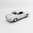 Miniatura Volkswagen Karmann Ghia Coupe Branco Escala 1:36
