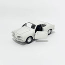 Miniatura Volkswagen Karmann Ghia Coupe Branco Escala 1:36