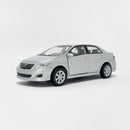 Miniatura Antiga Clássica Nacional Toyota Corolla 2010 Prata Escala 1:36
