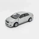 Miniatura Antiga Clássica Nacional Toyota Corolla 2010 Prata Escala 1:36