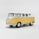 Miniatura Antiga Clássica Nacional Volkswagen Kombi Classical Bus 1962 Amarela Escala 1:36