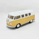 Miniatura Antiga Clássica Nacional Volkswagen Kombi Classical Bus 1962 Amarela Escala 1:36