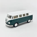 Miniatura 1962 Volkswagen Kombi Classical Bus Verde Escala 1:36