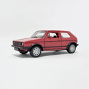 Miniatura Volkswagen Golf GTI Vermelho Escala 1:36
