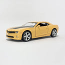 Miniatura Esportivo Nacional Chevrolet Camaro 2010 Amarelo Escala 1:36