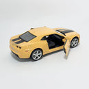 Miniatura Esportivo Nacional Chevrolet Camaro 2010 Amarelo Escala 1:36