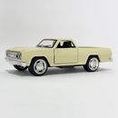 Miniatura Antiga Clássica Chevrolet El Camino 1965 Creme Escala 1:36
