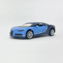 Miniatura Bugatti Chiron Azul Escala 1:36